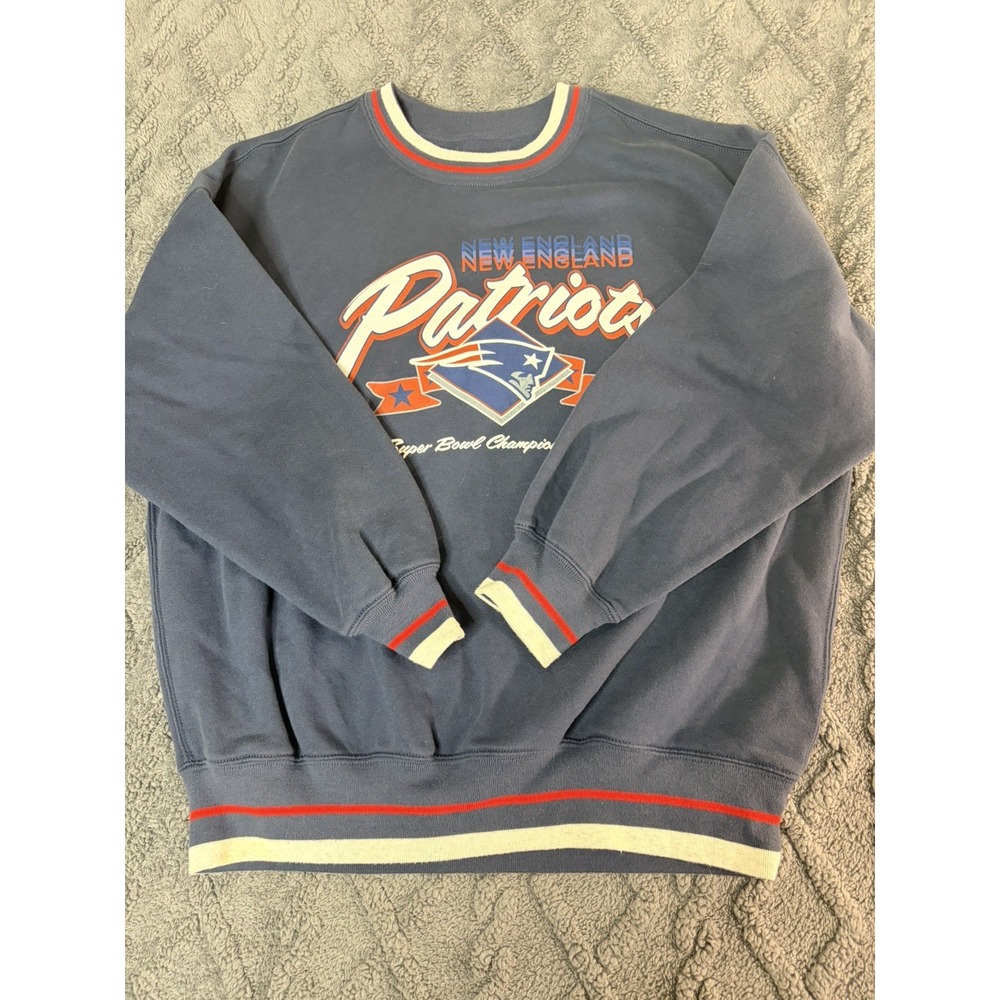 Vintage 2001 New England Patriots Super Bowl Champion Sweatshirt Unisex XS